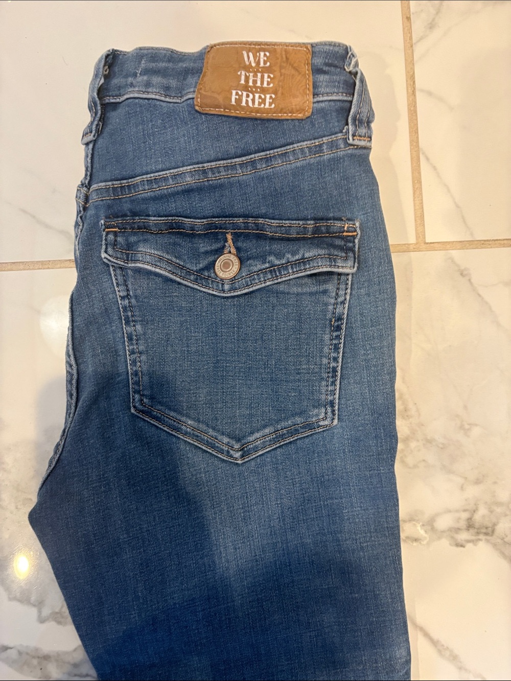 We The Free Mid-Blue Flare Jeans